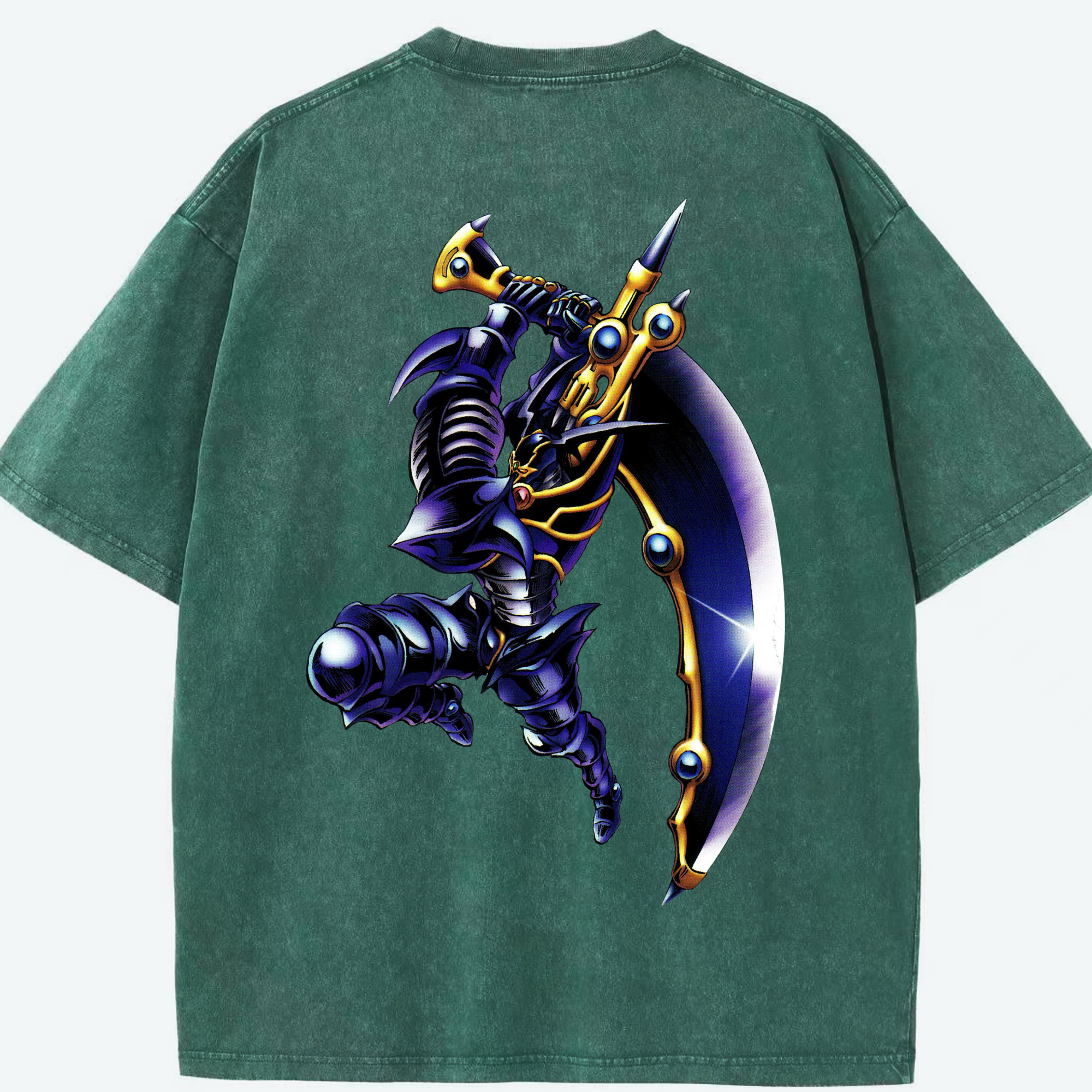 （画像用） 遊☆戯☆王 Yu-Gi-Oh! 綿100% ヴィンテージ風 半袖Tシャツ（背面プリント）